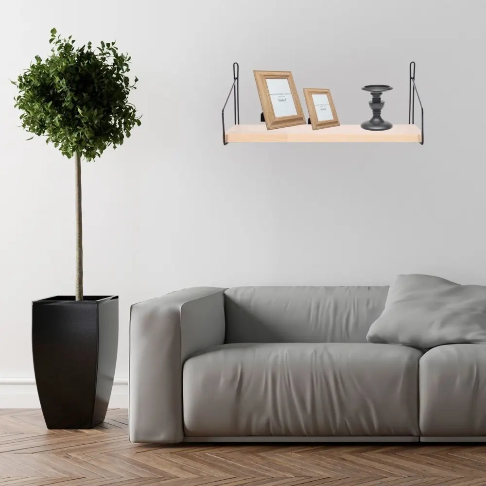 Ahşap Duvar Rafı 40 cm (4741)