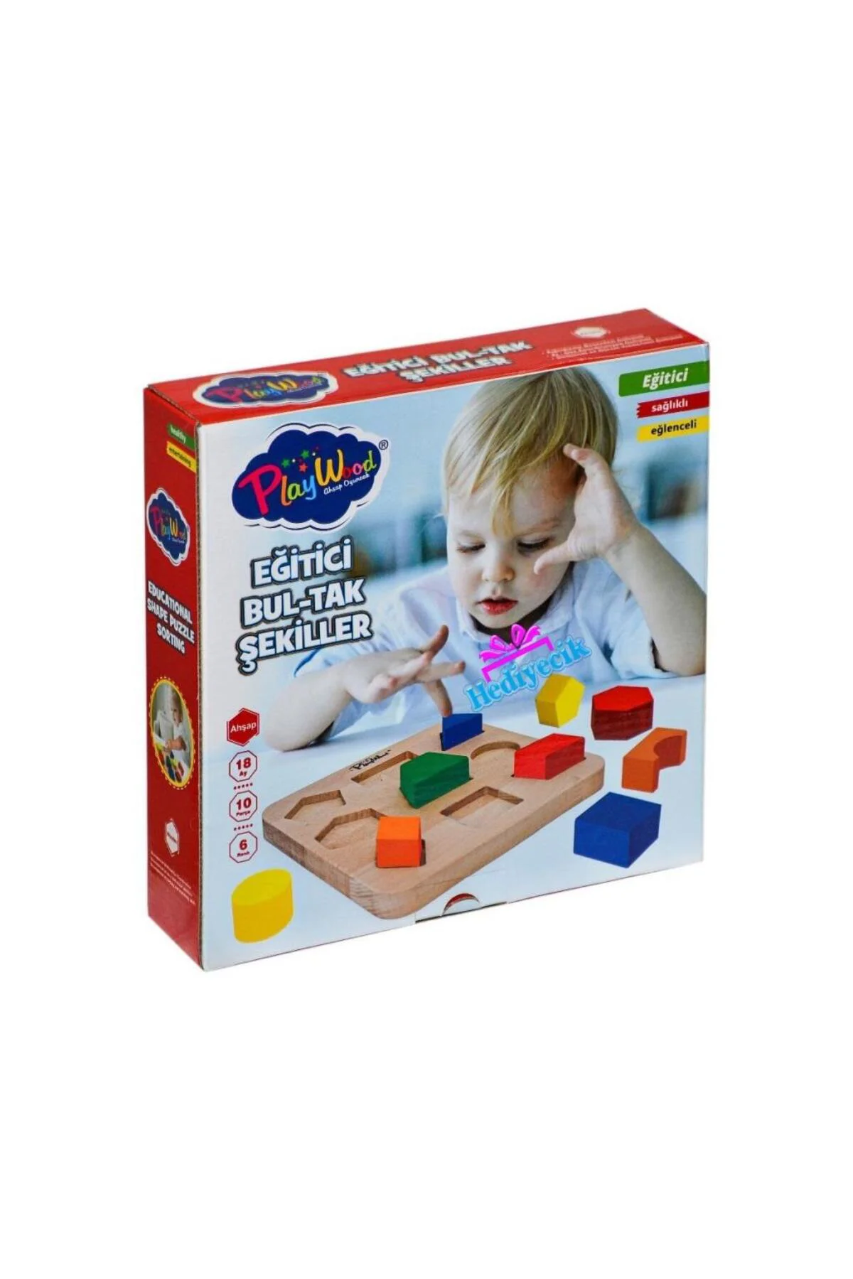 Ahşap Eğitici Bul Tak Şekiller-389
