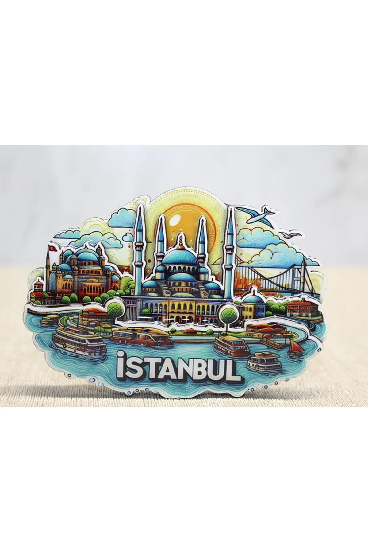 Ahşap Gövdeli Deniz Feneri Formlu Kum Saati – 15x20 cm Masa Dekor