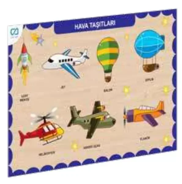 Ahşap Hava Taşıtları Eğitici Set Ahşap Hava Taşıtları Eğitici Set