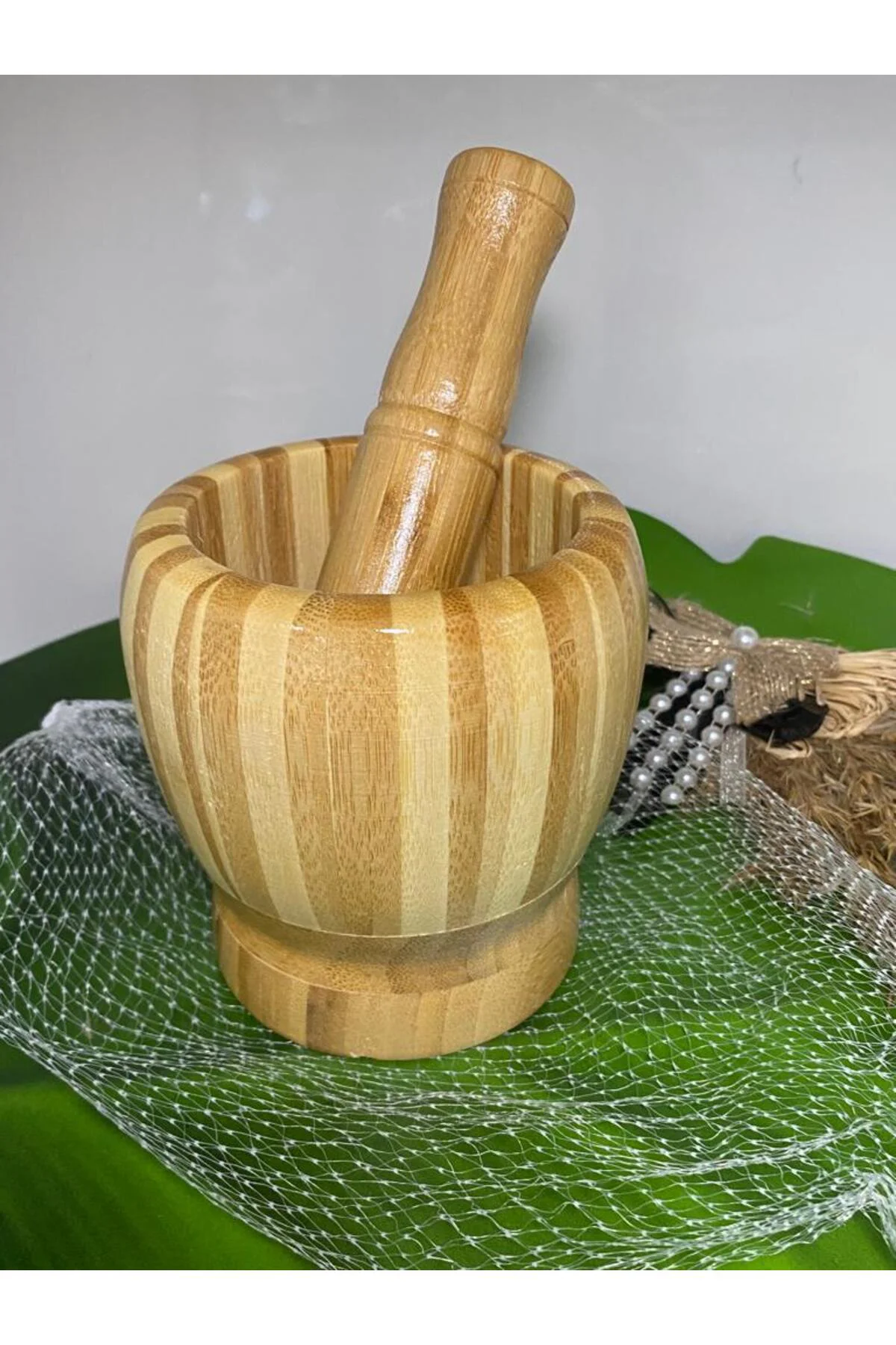 Ahşap Havan 10x9cm