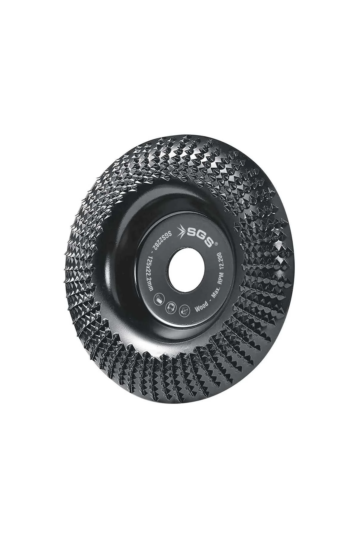 AHŞAP İŞLEME TAŞLAMA DİSKİ KAVİSLİ 115MM x 22,22MM SGS2280