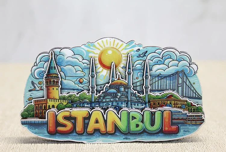 Ahşap İstanbul Temalı Magnet Alk4601 - Şehirli Dekoratif Buzdolabı Mıknatısı Fiyatı, Yorumları ve Özellikleri