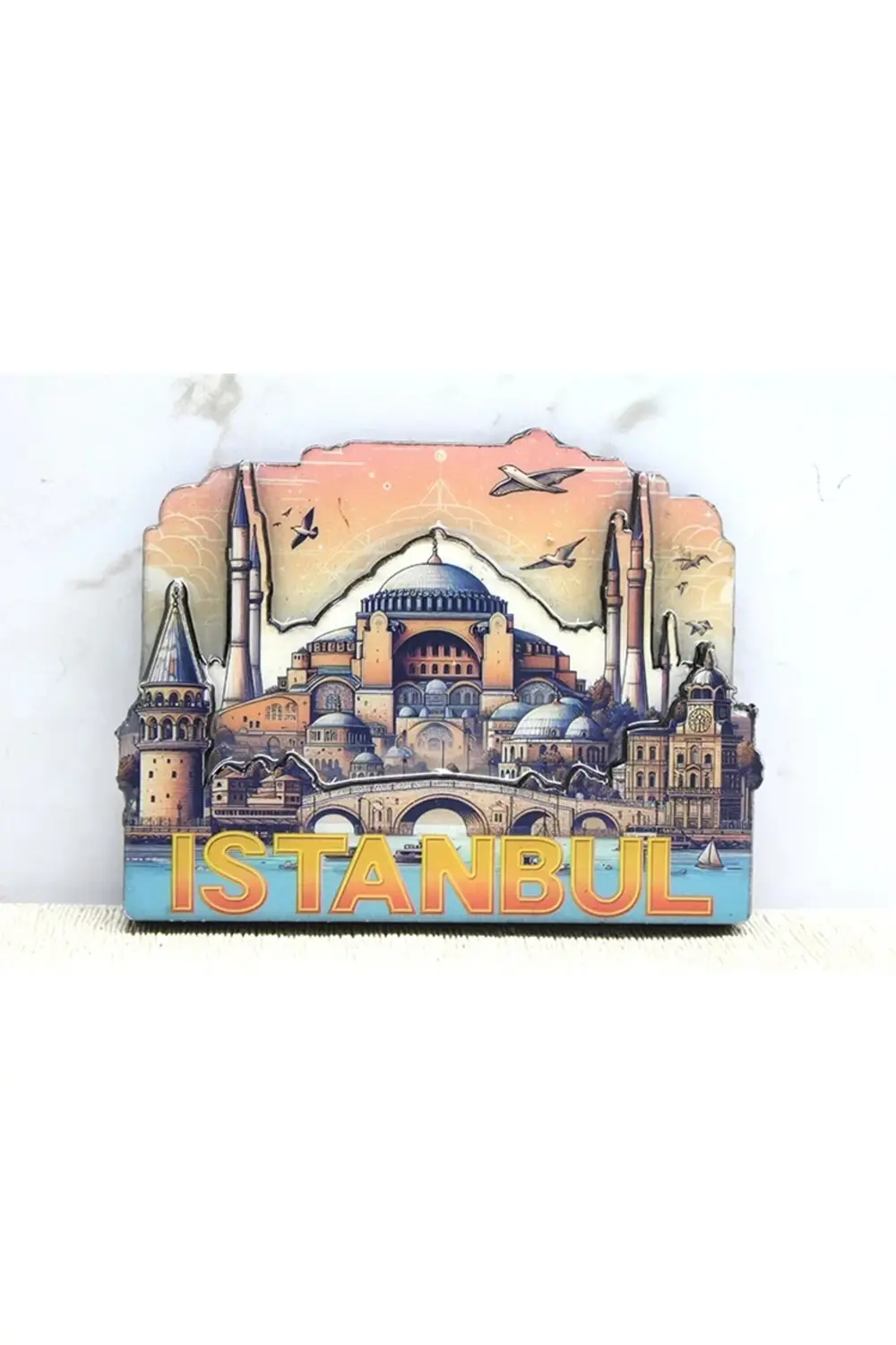Ahşap İstanbul Temalı Magnet Alk4364