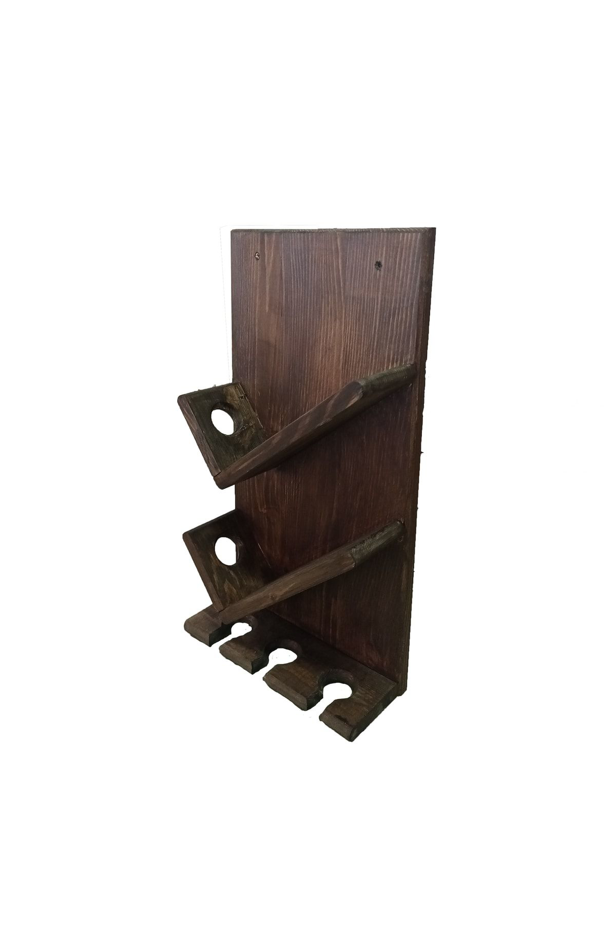 Worldofwood Ahşap Kadeh Şarap Tutucu