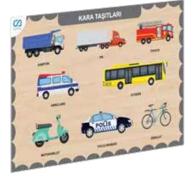 Ahşap Kara Taşıtları Eğitici Set Fiyatı, Yorumları ve Özellikleri