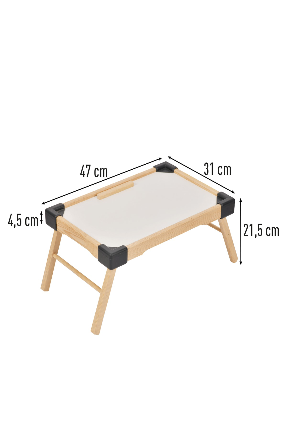 Seowood Ahşap Katlanır Tepsi 47 Cm Genişlik Mt - 8108