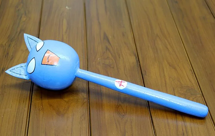 Ahşap Kedili Marakas - Çocuklar İçin Güvenli Müzik Aleti, 25 Cm Fiyatı, Yorumları ve Özellikleri