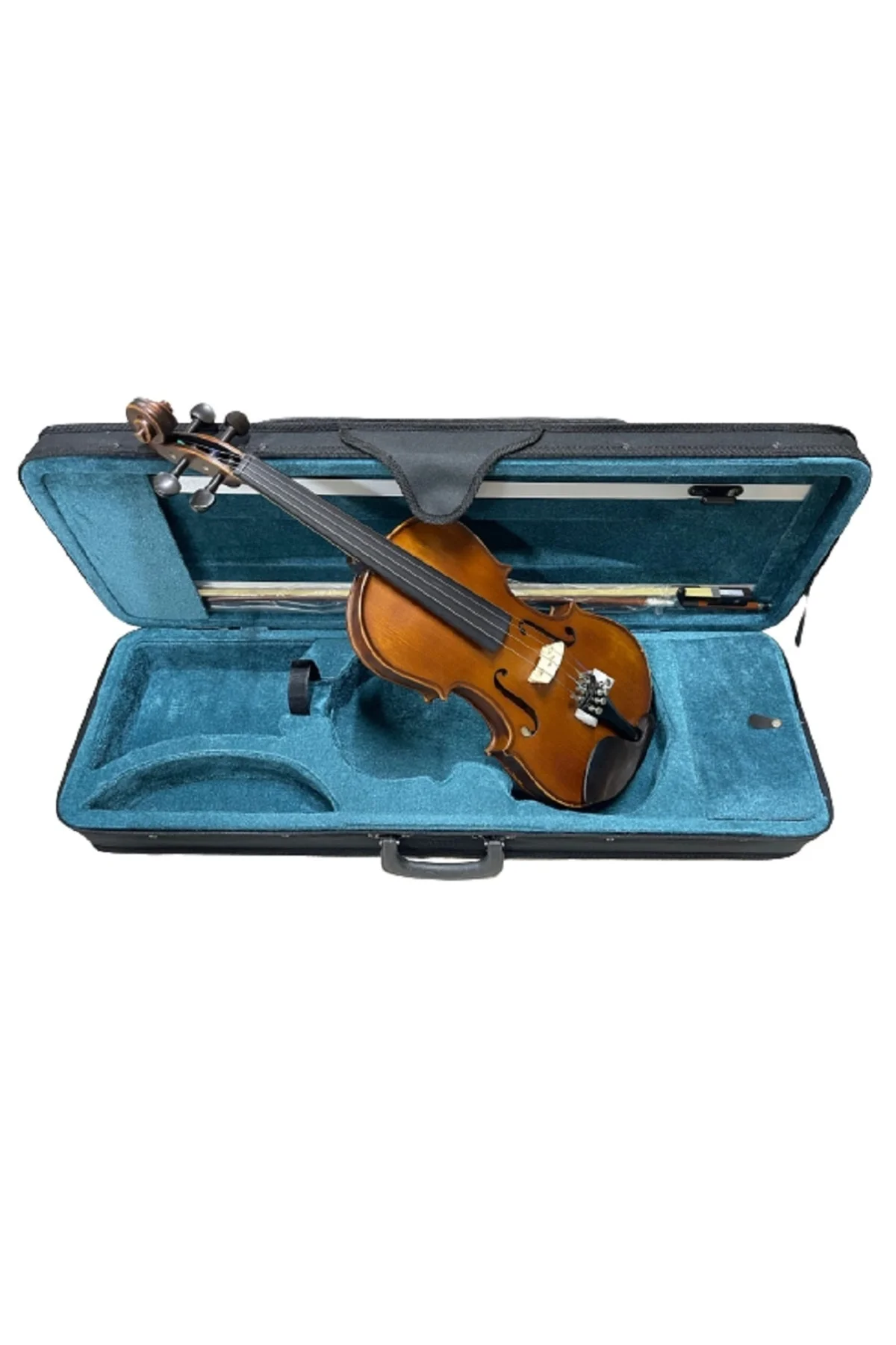 Ahşap Keman Abanoz Aksamlı Kelebek Ağacı Profesyonel