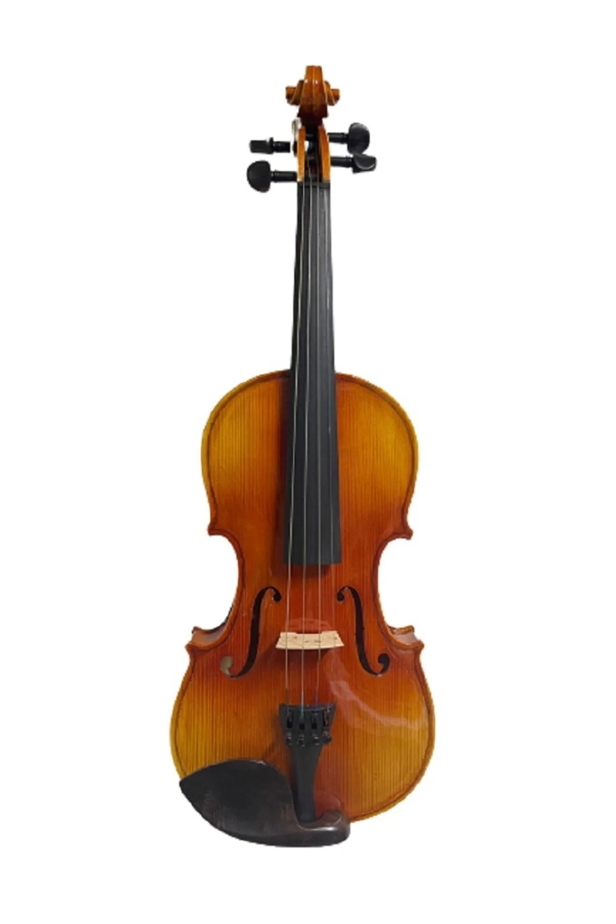 Ahşap Keman Abanoz Aksamlı Parlak Kelebek Ağacı Tam Profesyonel