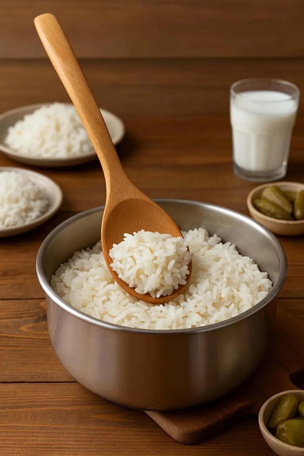 Ahşap Kepçe Kaşık 32 cm Ahşap Kepçe Kaşık 32 cm