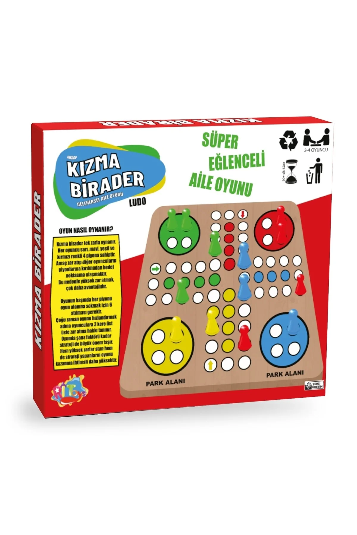 Ahşap Kızma Birader Geleneksel Aile Oyunu