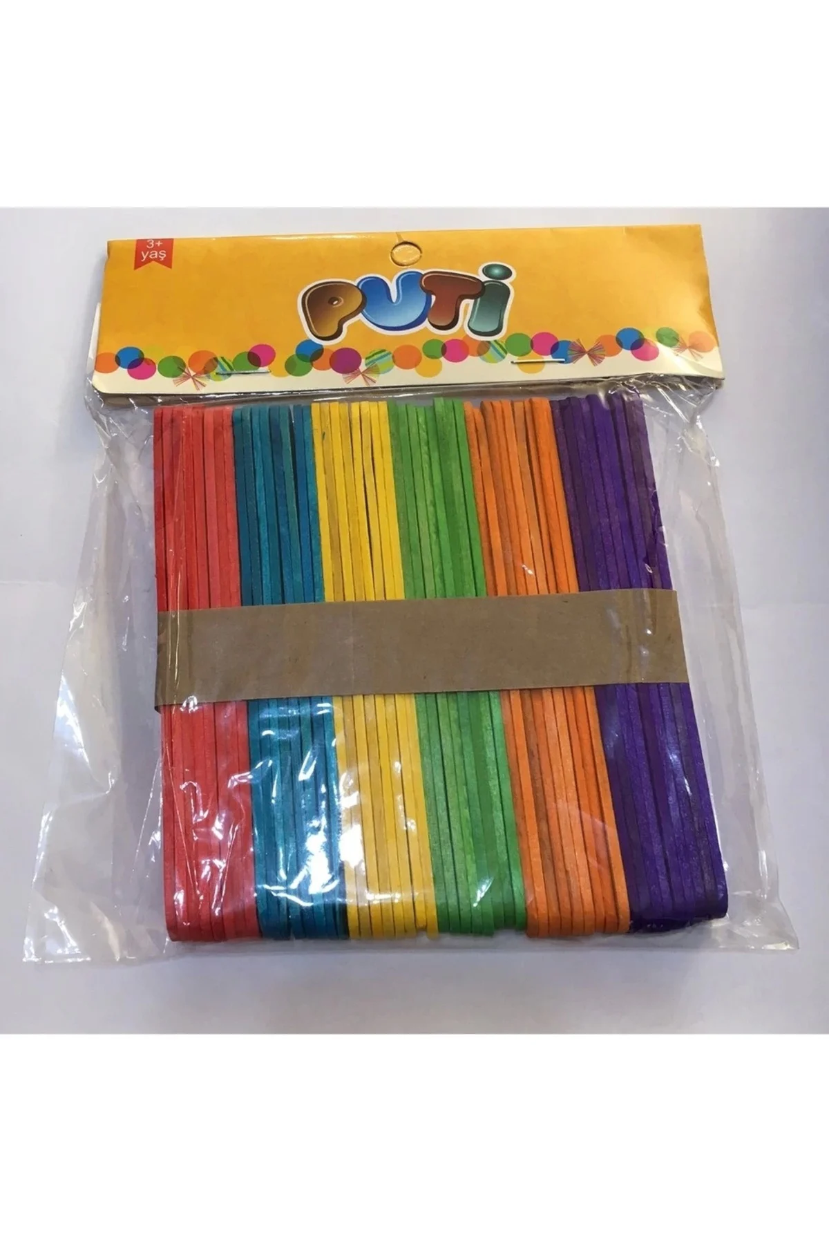 Ahşap Küçük Çubuk Renkli 50li 4582