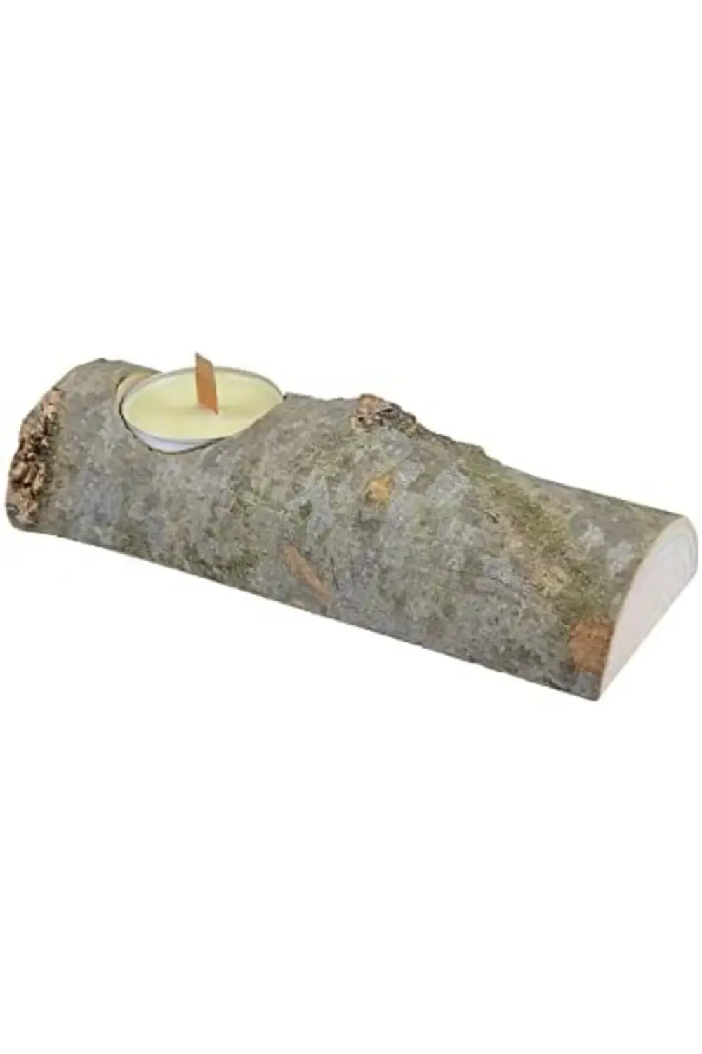 Ahşap Kütük Mumluk Boyu 15 cm 1200752