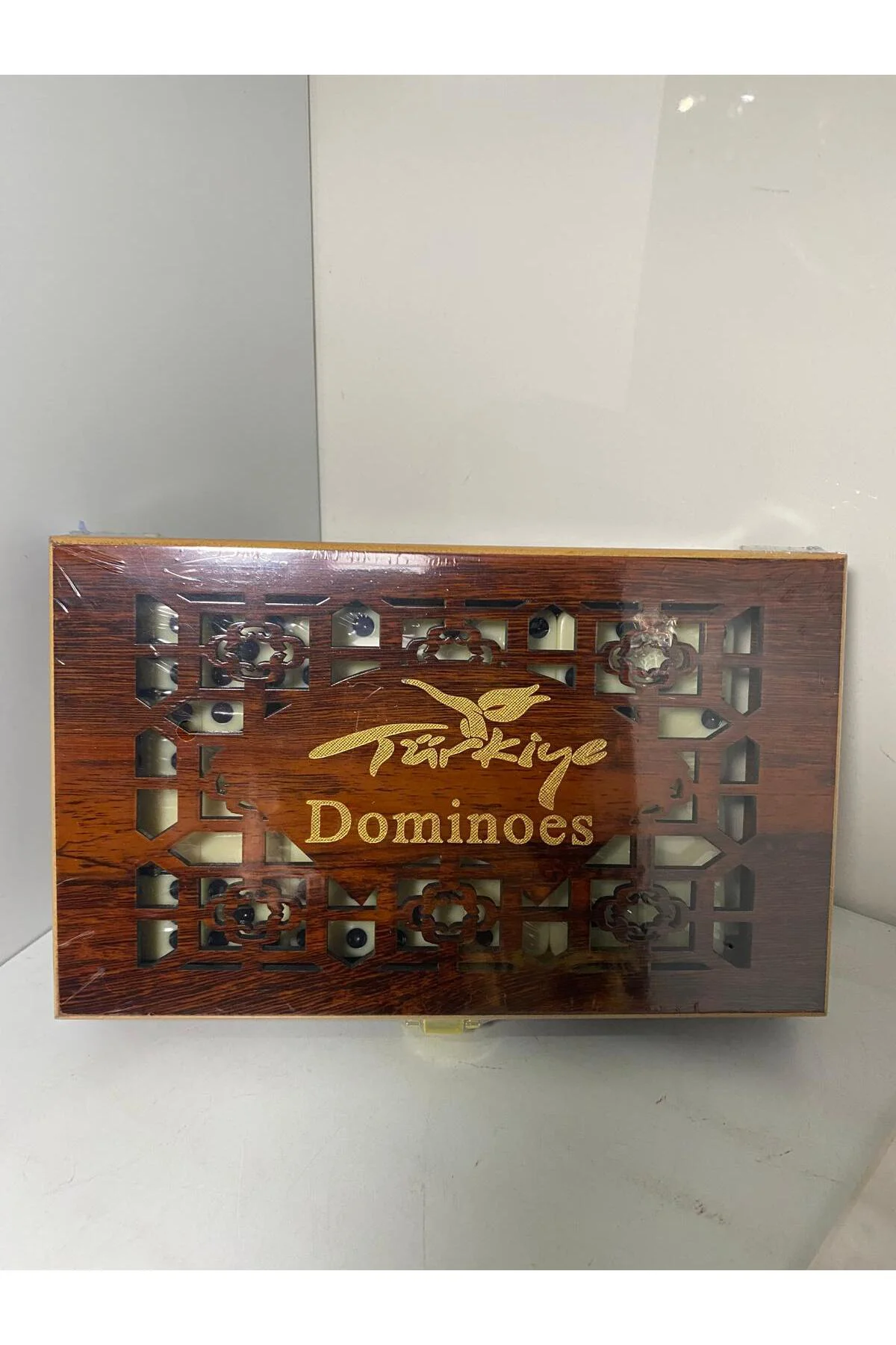Ahşap Kutulu Domino Oyunu
