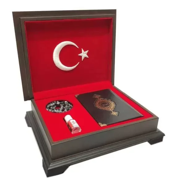 Ahşap Kutulu Kur'An(Çanta Boy Ay-Yıldız) (0353) Fiyatı, Yorumları ve Özellikleri