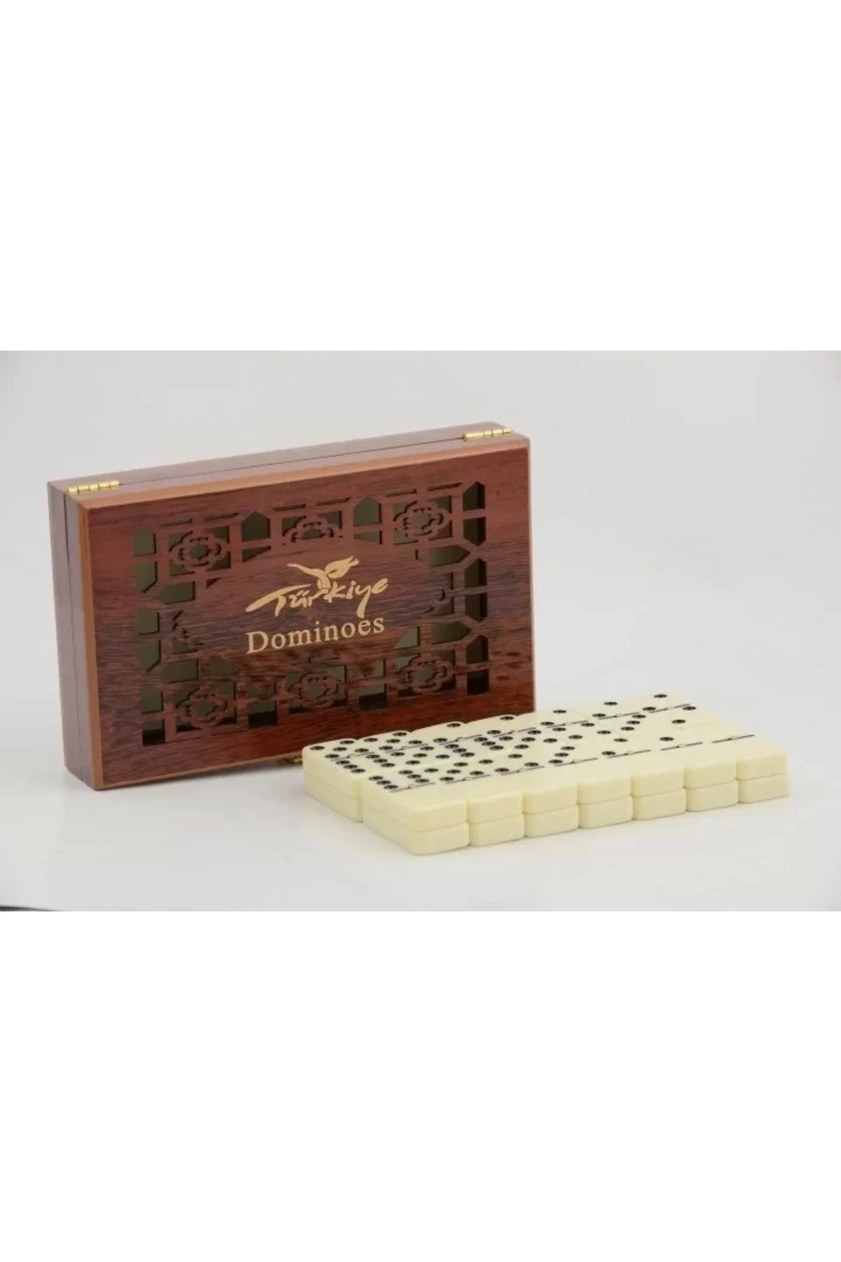 Ahşap Kutulu Melamin Domino Alk2268