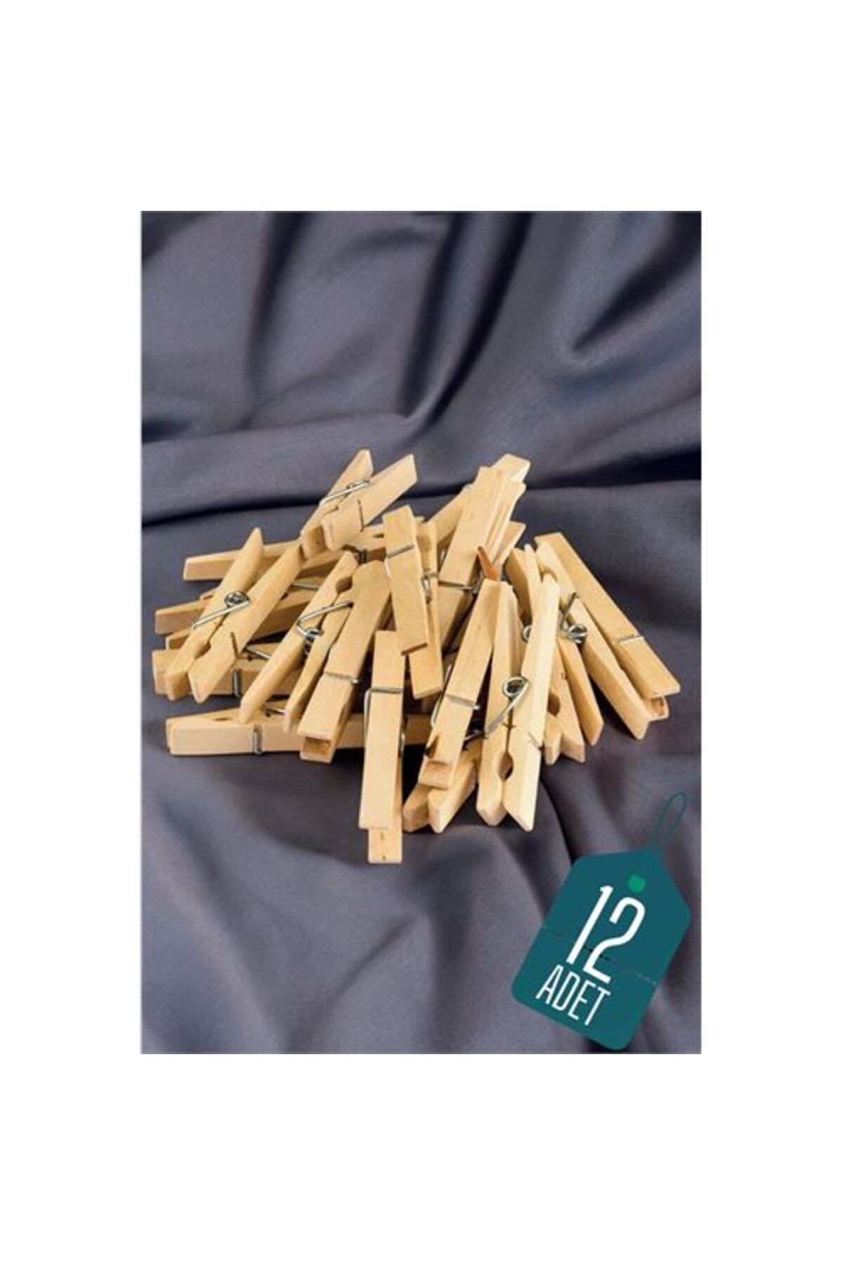 Modacar Ahşap Mandal Seti 12 Adet