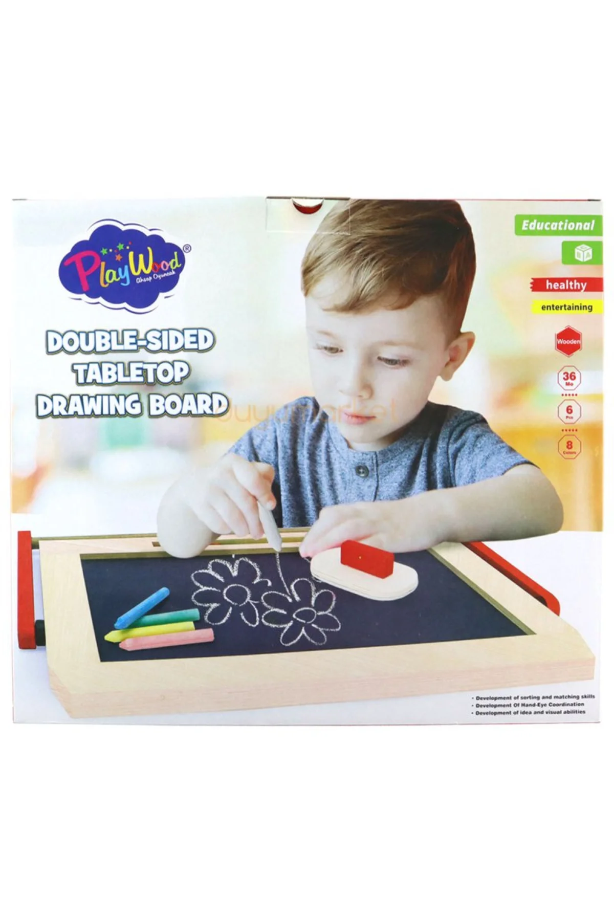 Ahşap Masa Üstü Yazı Tahtası 385