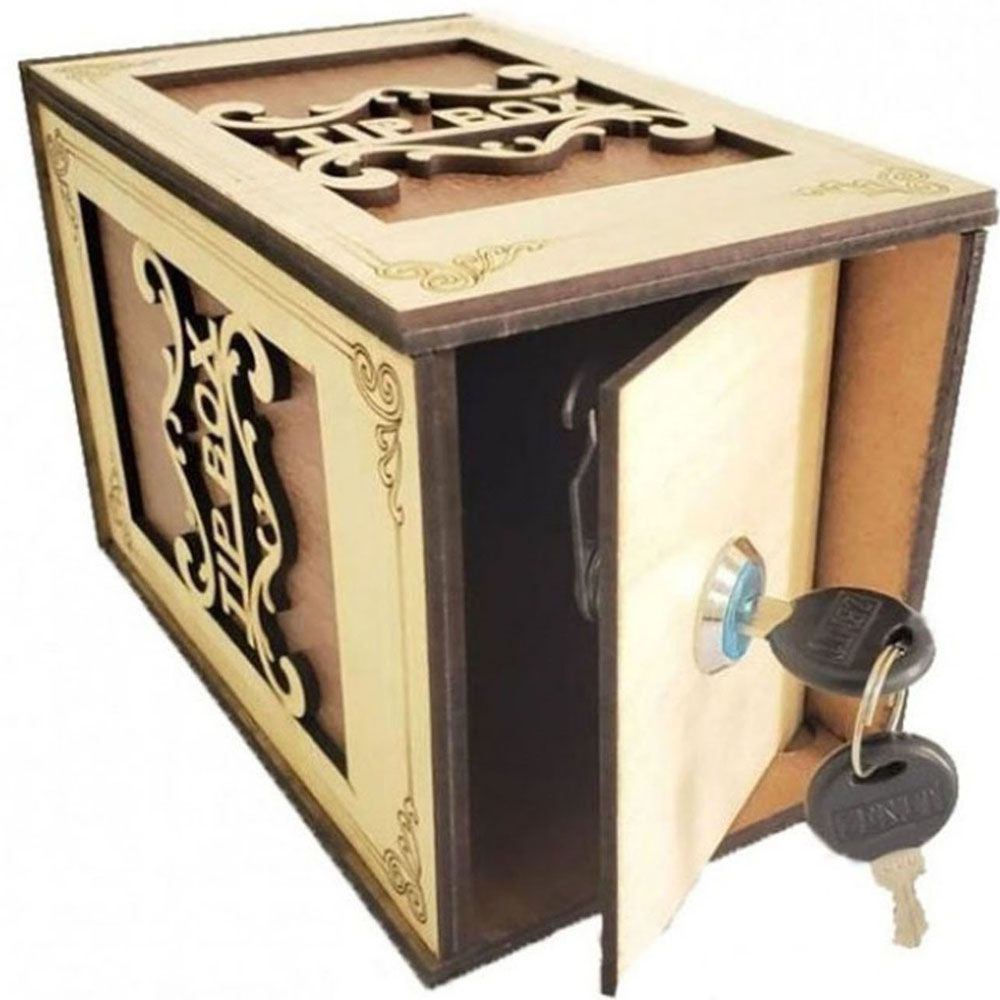 Evimdeyokyok Ahşap Mdf Tip Box Kutusu Tdrtr