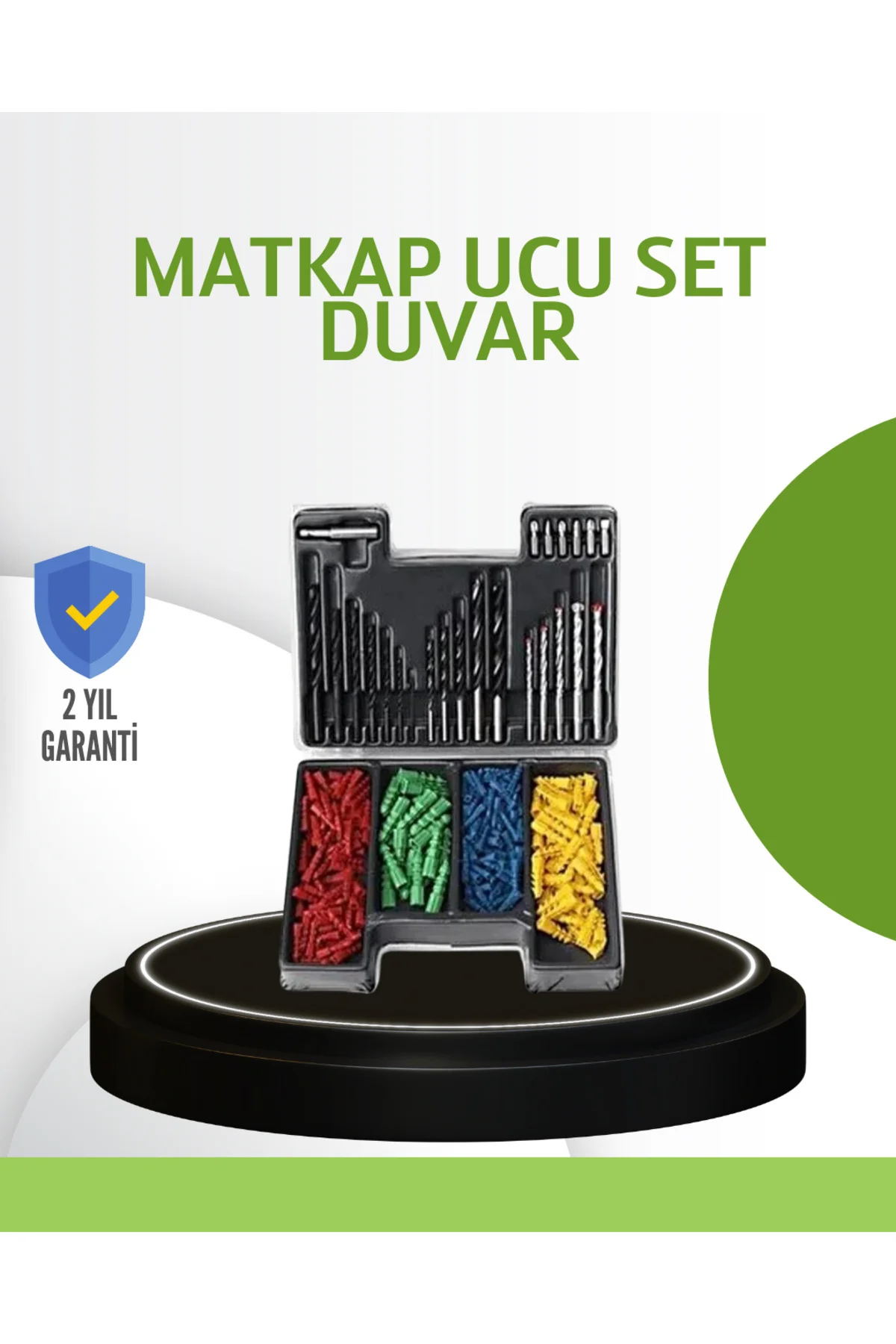 Ahşap Metal Beton Delme Uç Seti Organizerli Karbon Çelik Matkap Ucu