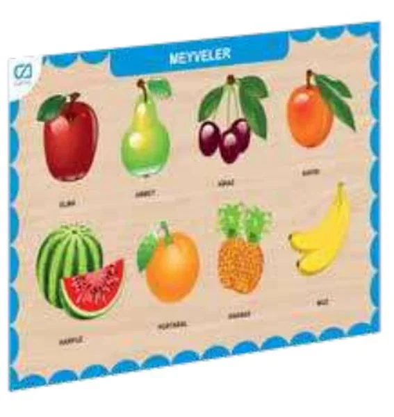 Ahşap Meyveler Eğitici Set Ahşap Meyveler Eğitici Set