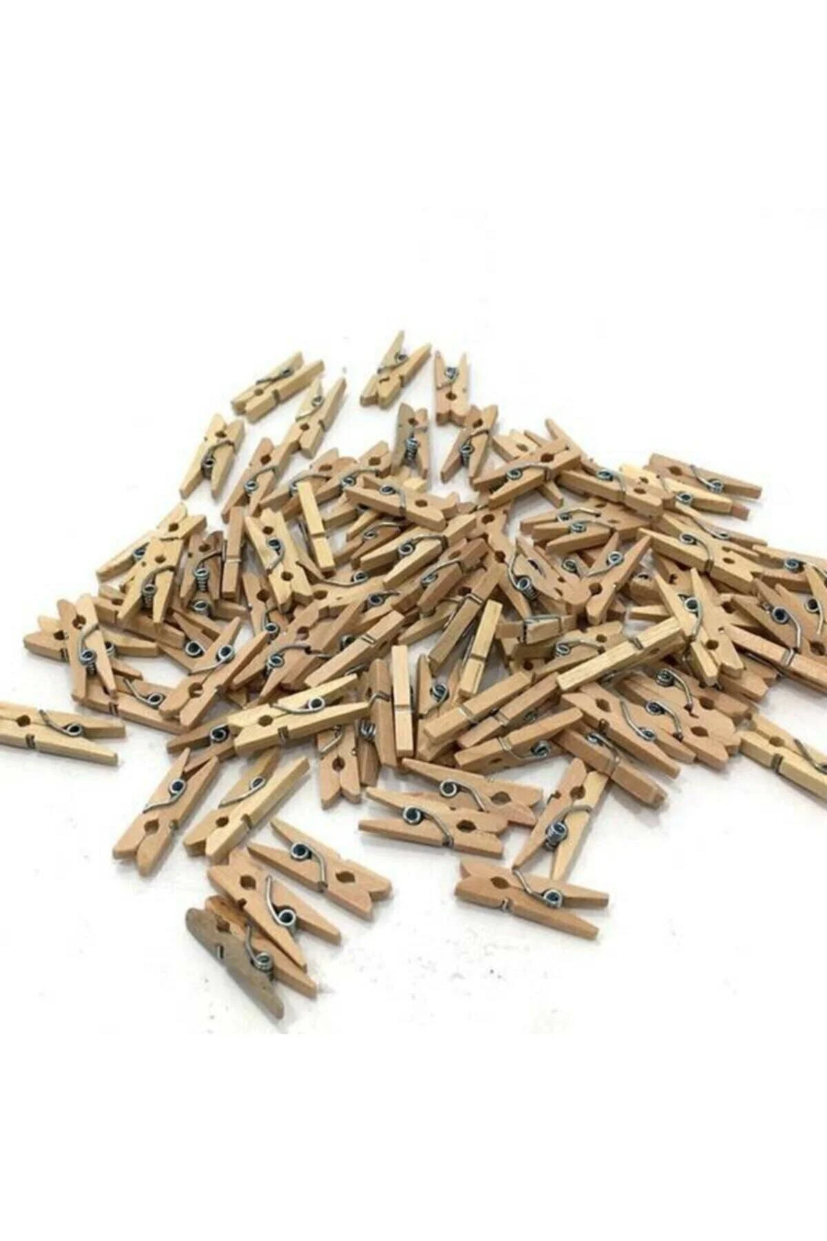 Ahşap Mini Küçük Mandal Fotoğraf Asma Mandalı Dekoratif Pano Çerç