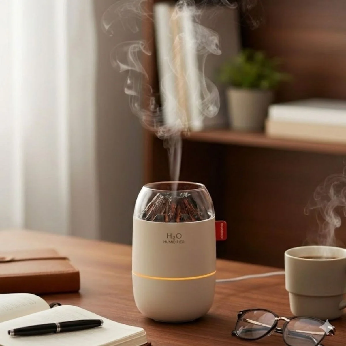 Ahşap Odun Ateşi Tasarımlı 280 Ml Ultrasonik Hava Nemlendirici & Aroma Difüzör – Soğuk Buhar Makinesi, Led Işıklı, Ortam Nemlendirici Bx40 Ahşap Odun Ateşi Tasarımlı 280 Ml Ultrasonik Hava Nemlendirici & Aroma Difüzör – Soğuk Buhar Makinesi, Led Işıklı, Ortam Nemlendirici Bx40