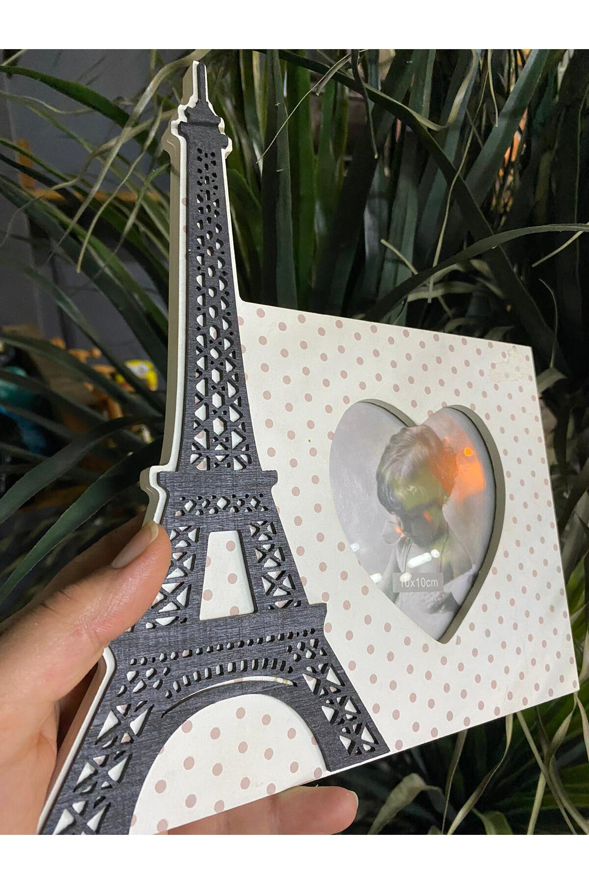 Elif Aksesuar Ahşap Paris Resim Çerçevesi