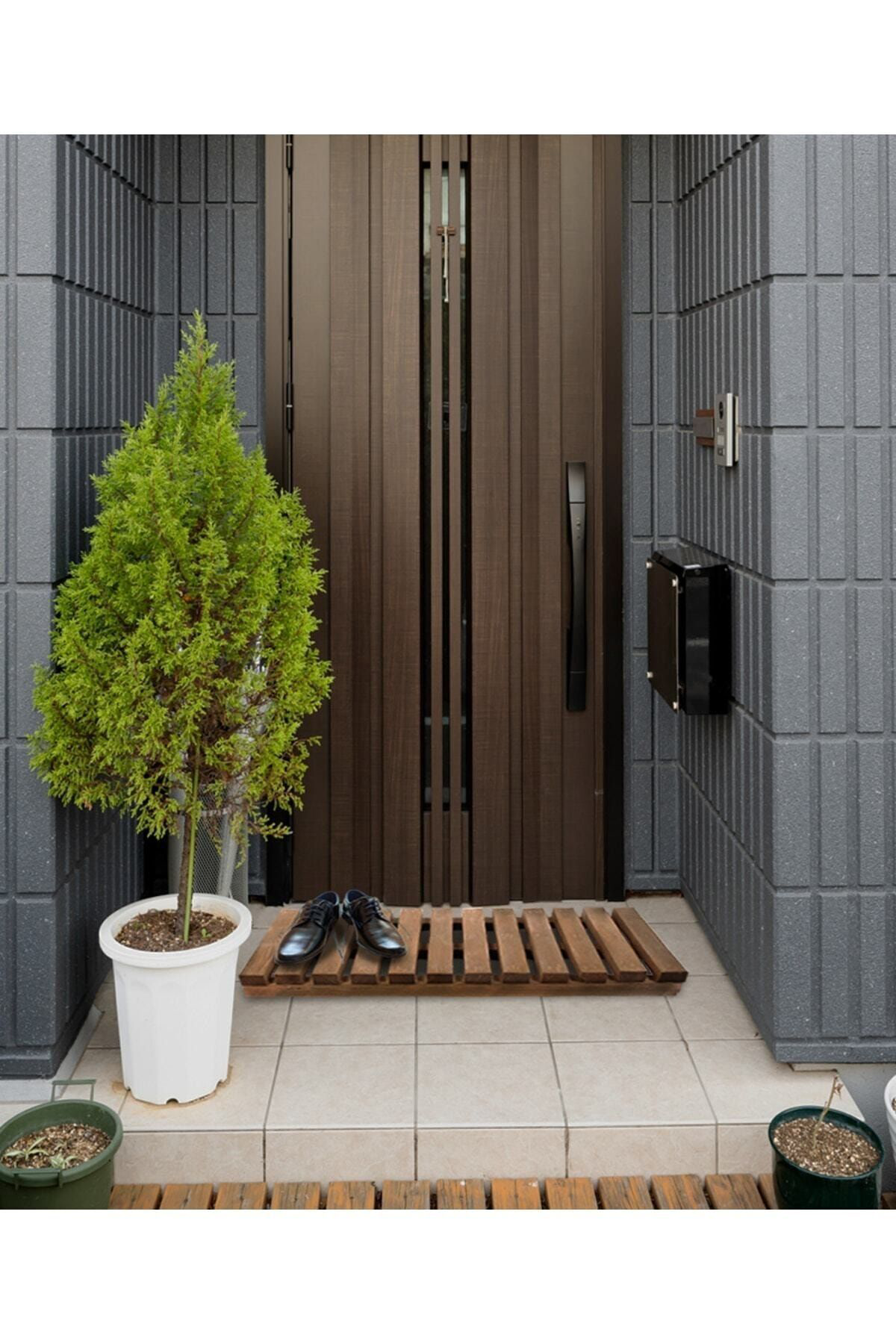 Pakçam Kereste Ahşap Paspas Ahşap Kapi Önü Paspasi Ahşap Paspas