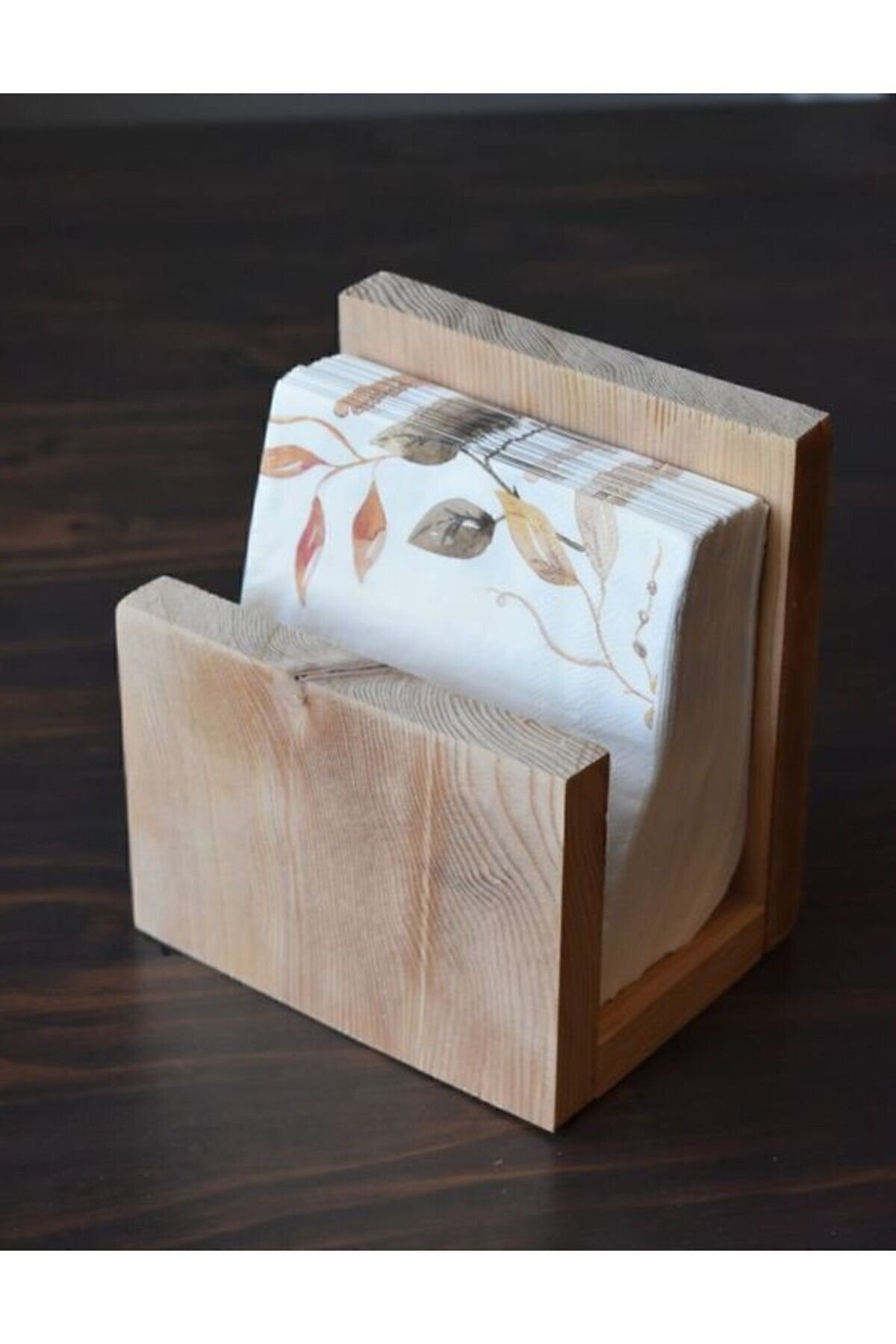 Postotto Ahşap Peçetelik