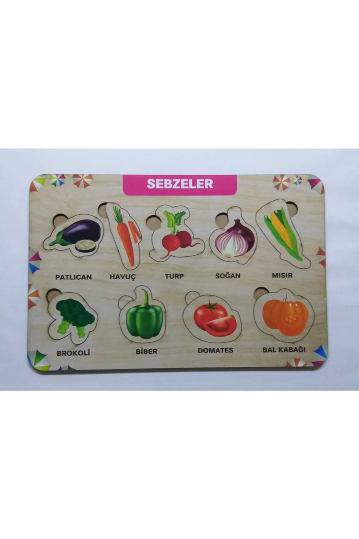 Ahşap Puzzle 10'lu Set Eğitici Oyuncak Ahşap Puzzle 10'lu Set Eğitici Oyuncak - Görsel 4