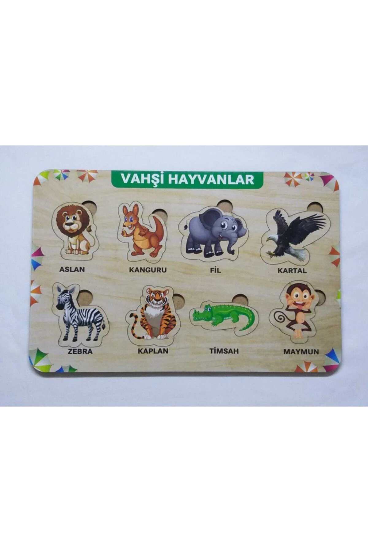 Ahşap Puzzle 10'lu Set Eğitici Oyuncak Ahşap Puzzle 10'lu Set Eğitici Oyuncak - Görsel 7