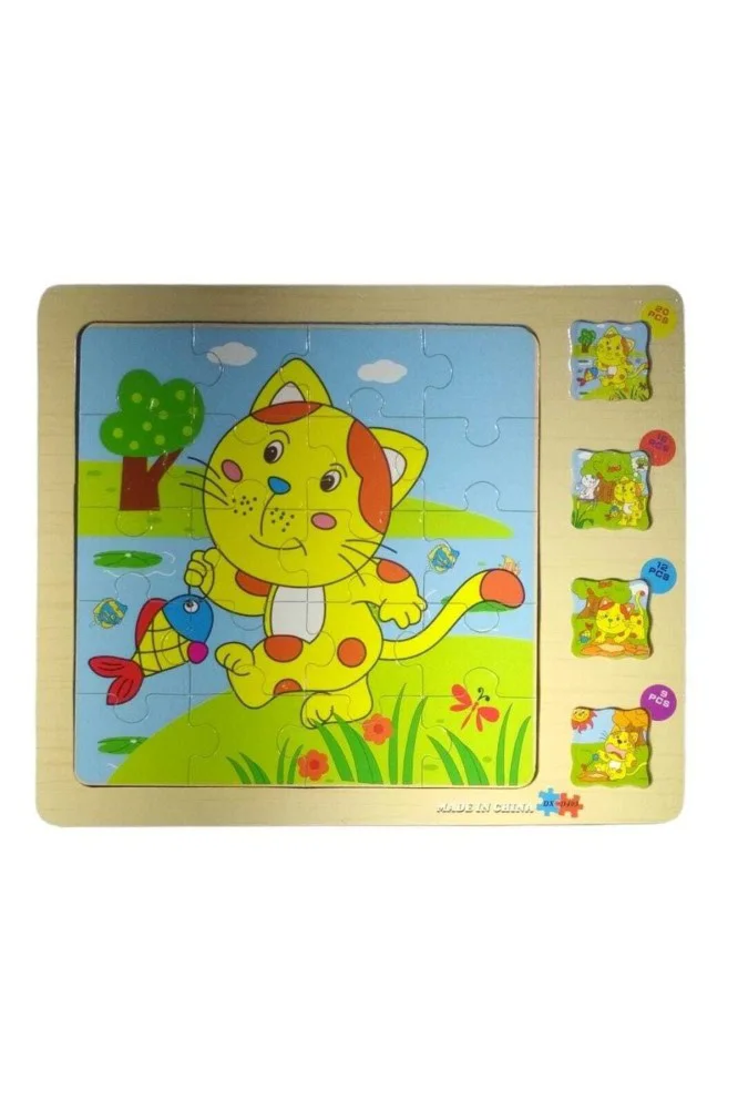 Ahşap Puzzle 9-12-16-20 Pcs Pp-36