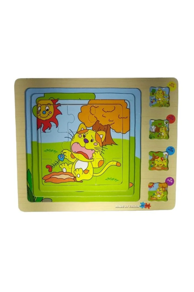 Ahşap Puzzle 9-12-16-20 Pcs Pp-36