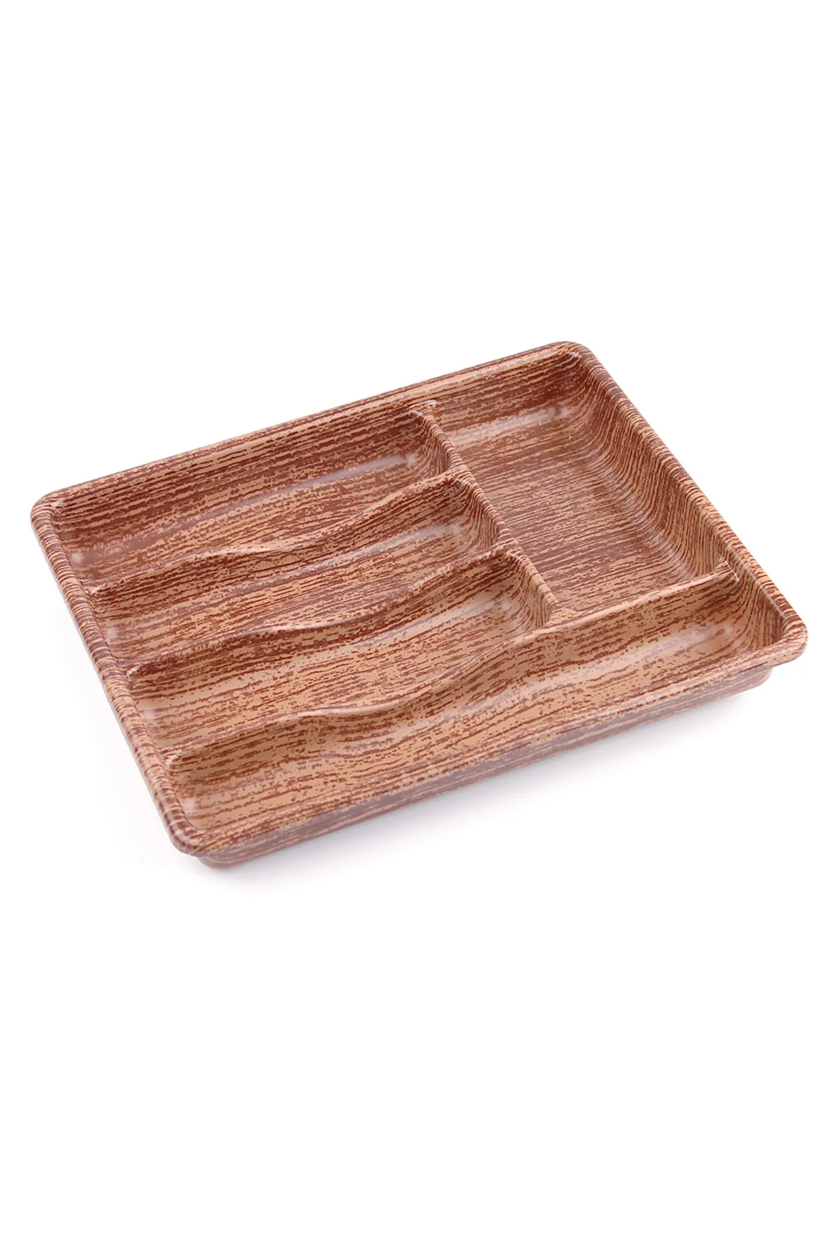 AHŞAP RENK - 5 BÖLMELİ ÇEKMECE İÇİ KAŞIKLIK 36X29CM GO50608088990
