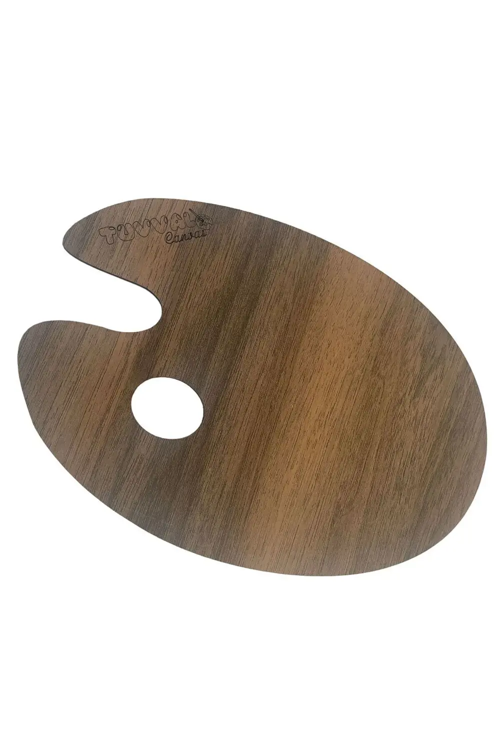 Ahşap Resim Paleti Oval 20x30cm