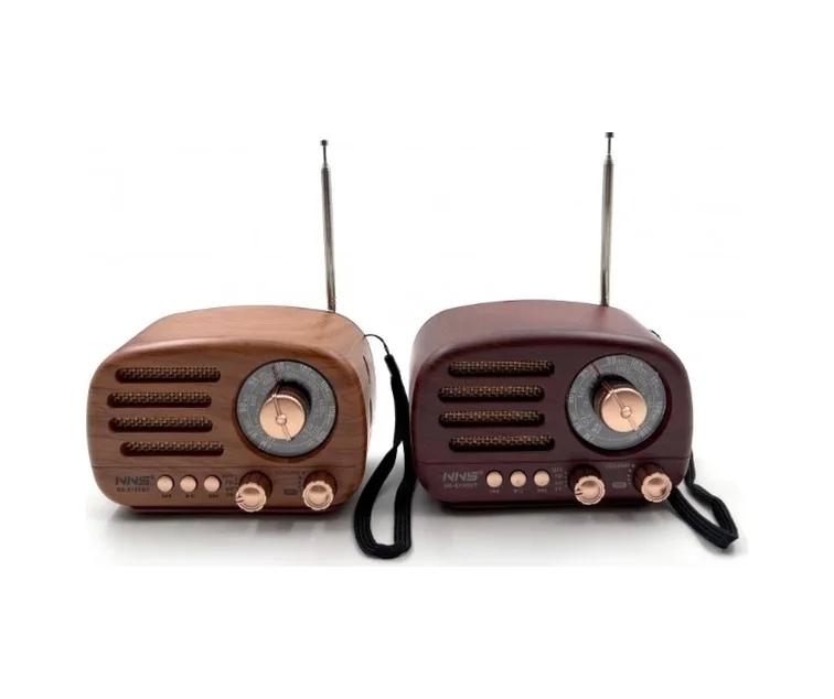 Ahşap Retro Radyo