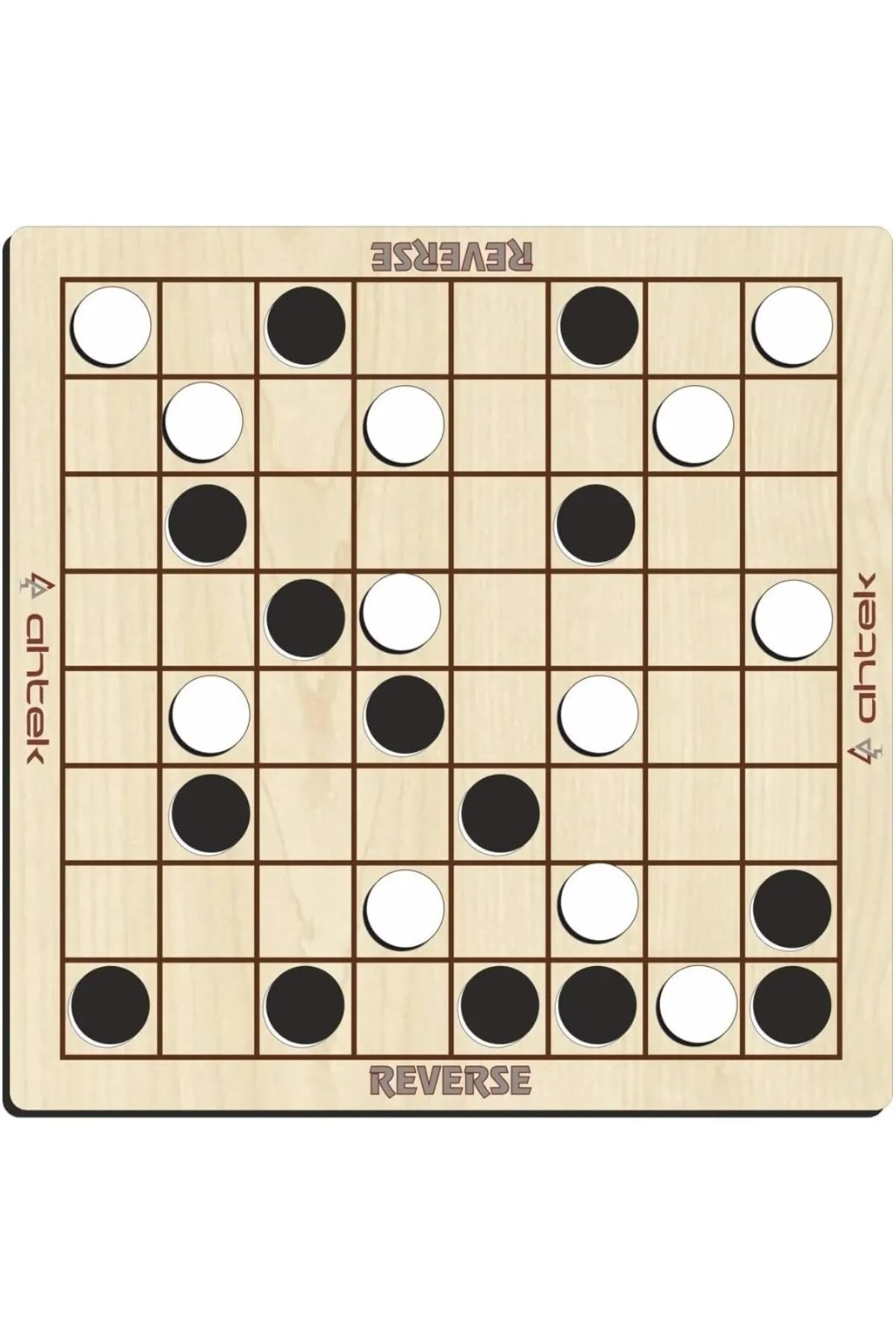 Ahşap Reverse Zeka Ve Strateji Oyunu, Reversi eticset318
