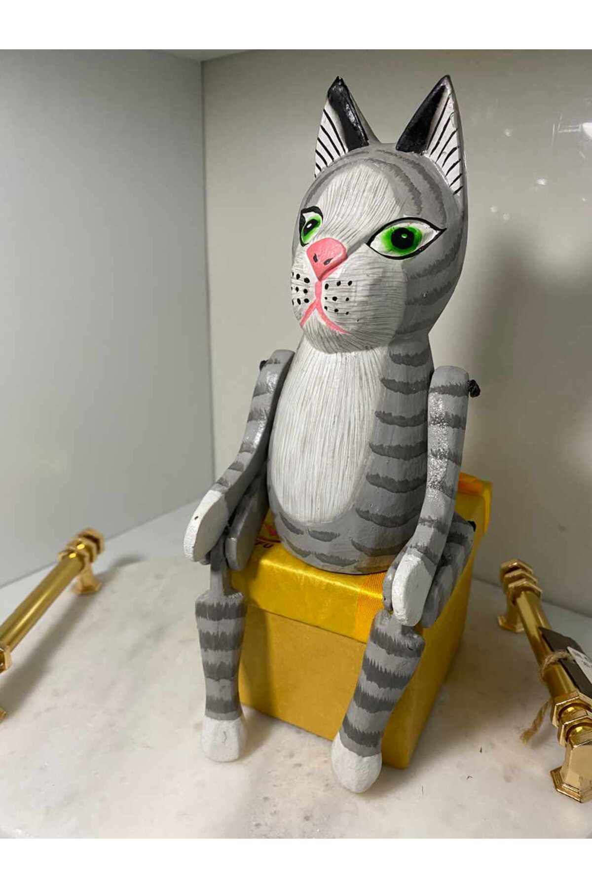 Elif Aksesuar Ahşap Salanan Hayvan Figürü