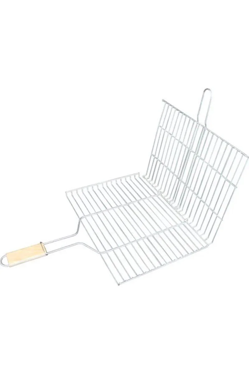 Ahşap Saplı Mangal Izgarası - Galvanizli Paslanmaz Izgara Kafes 25x40 cm Fiyatı, Yorumları ve Özellikleri