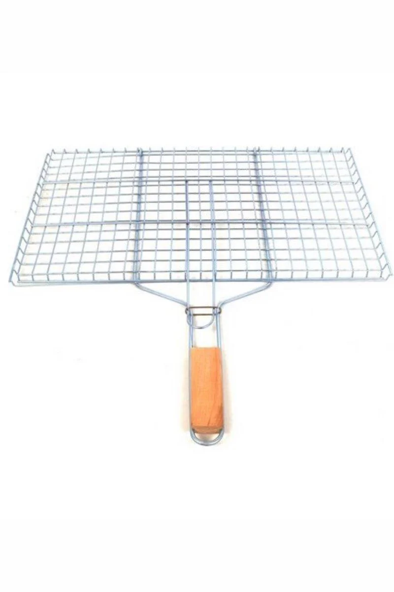 Ahşap Saplı Mangal Izgarası - Galvanizli Paslanmaz Izgara Kafes 25x40 cm Fiyatı, Yorumları ve Özellikleri