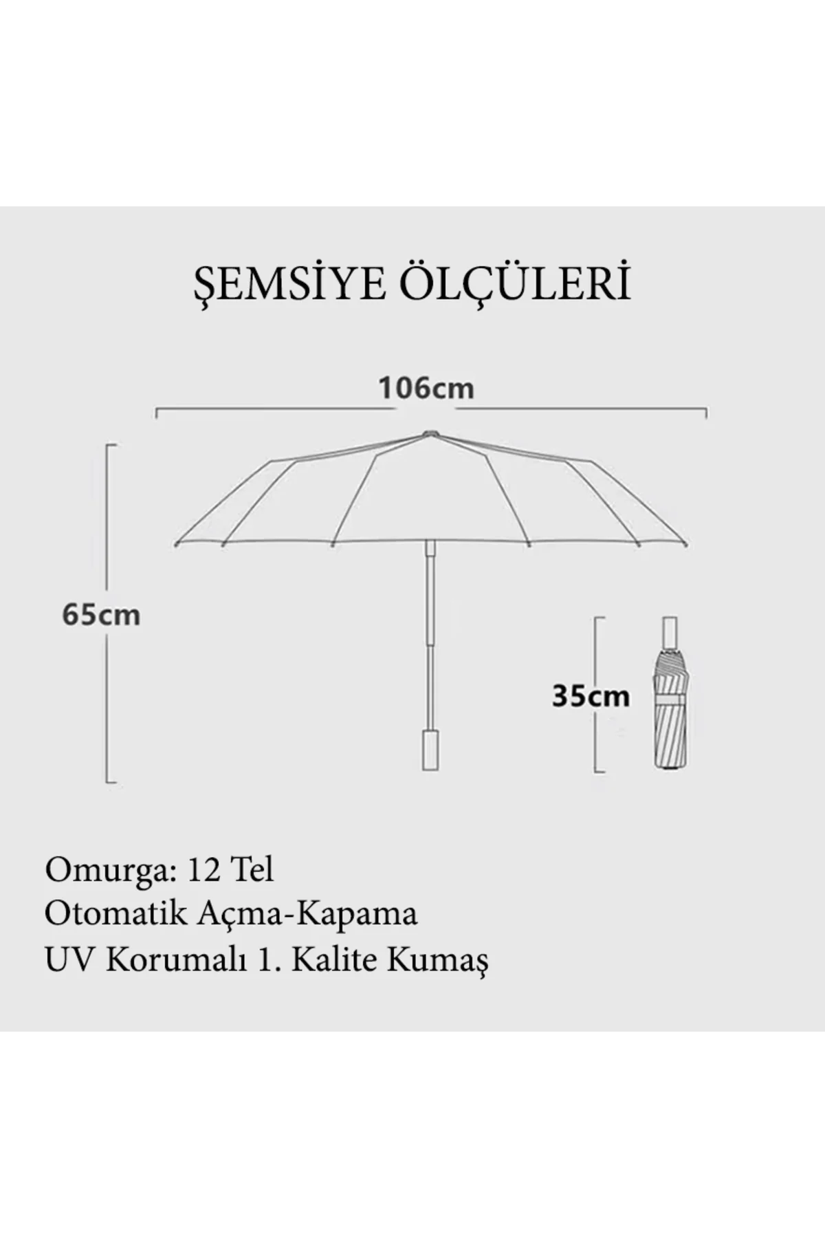 Ahşap Saplı Şemsiye - Görsel 8