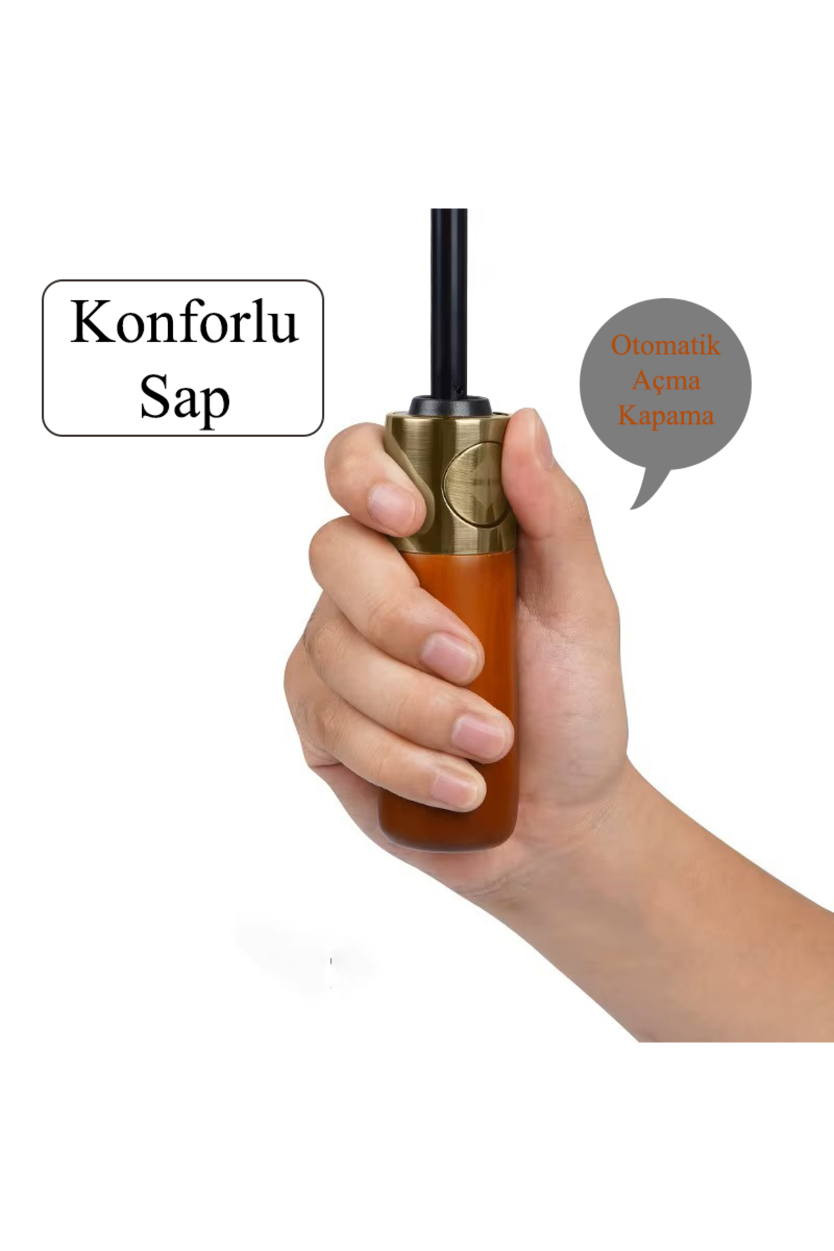 Ahşap Saplı Şemsiye