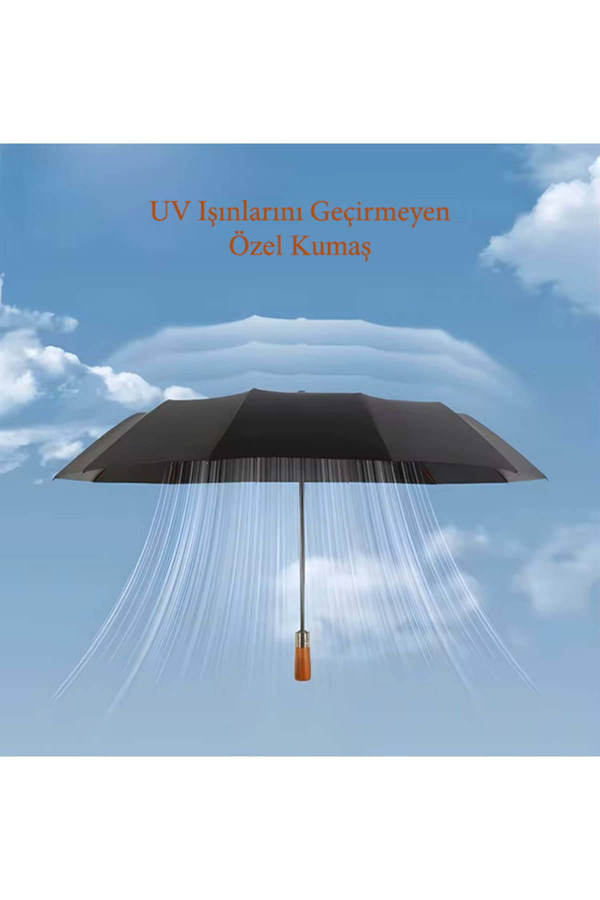 Bliss Umbrella Ahşap Saplı Şemsiye