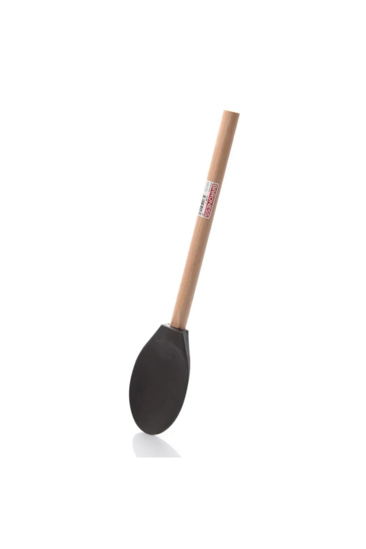 Ahşap Saplı Silikon Kaşık 33 Cm