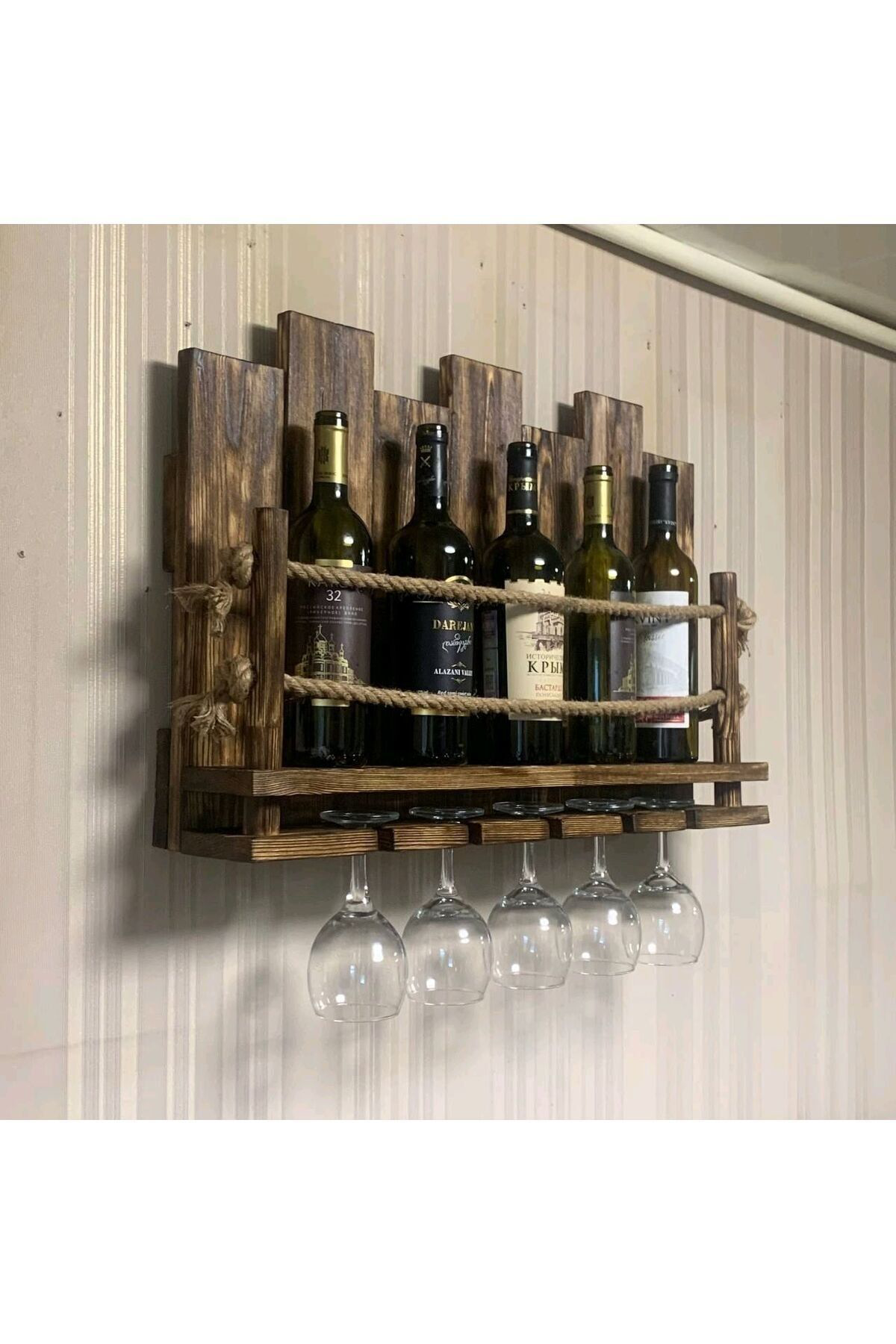 Worldofwood Ahşap Şaraplık