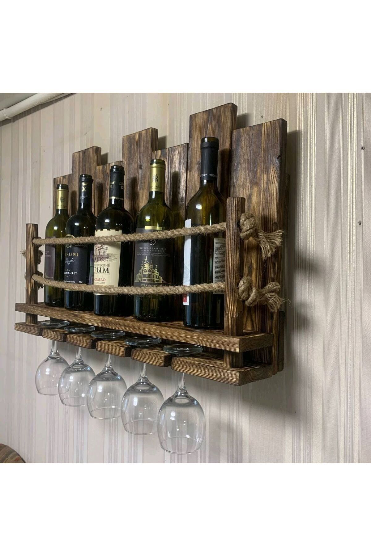 Worldofwood Ahşap Şaraplık