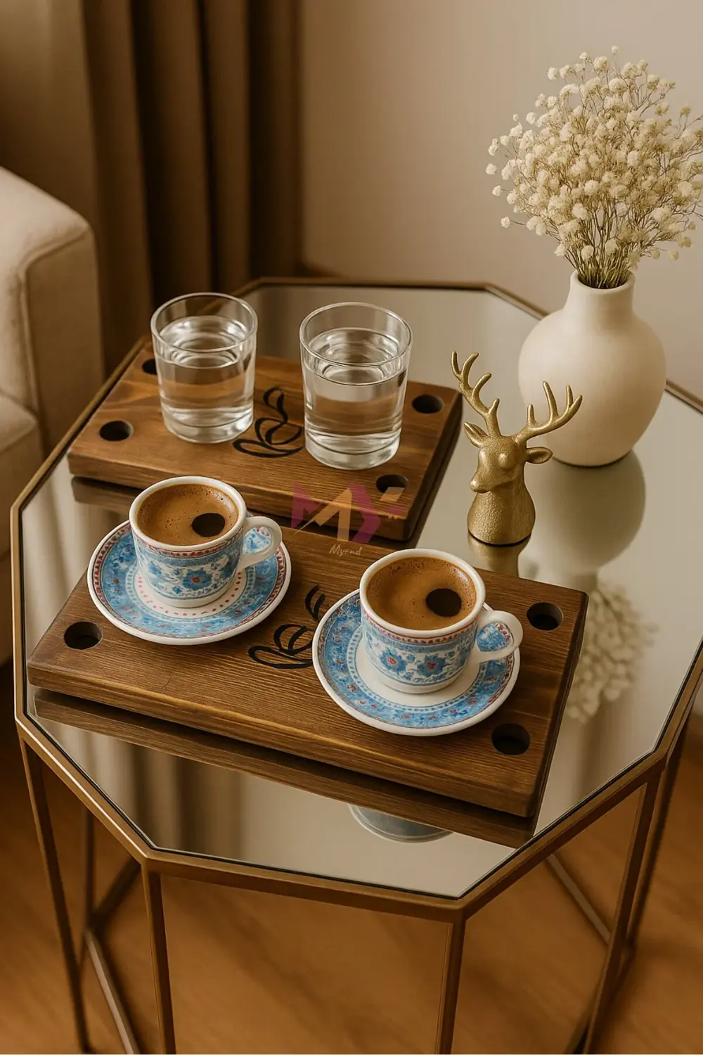 Ahşap Sunum Tahtası, Kesme Sunum Tahtası Dikdörtgen Sunum Standı