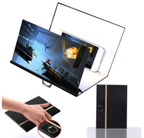 İhtiyaçavm Ahşap Telefon Büyüteci Cep Telefonu Ekran Büyütücü